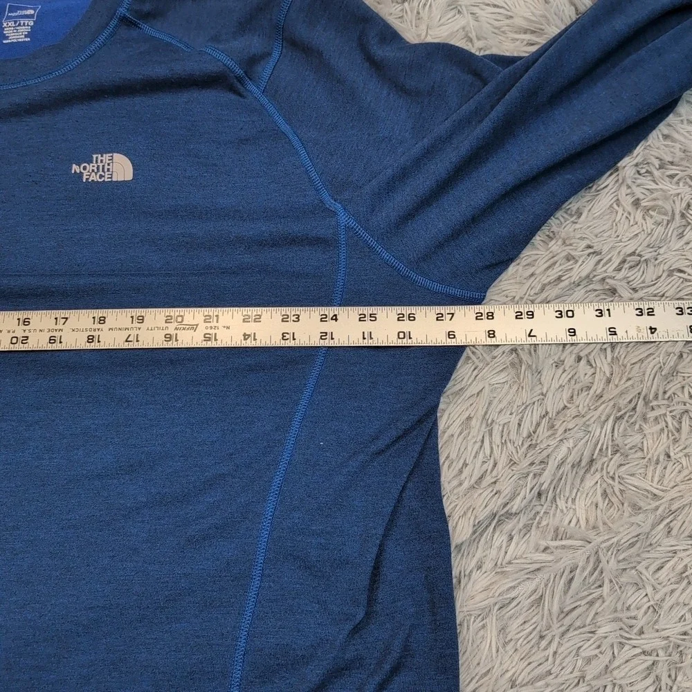 The North Face Shirt Mens XXL Blue‎ Flashdry Athletic Active Lightweight Tee